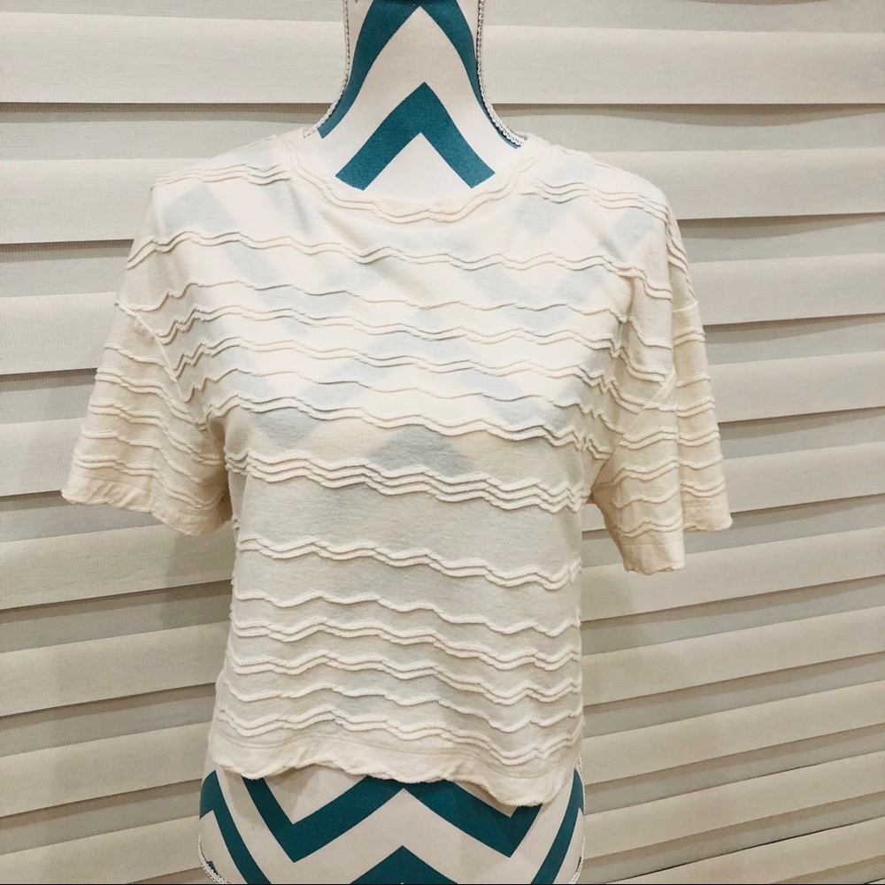Madewell cream shirt